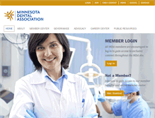 Tablet Screenshot of mndental.org